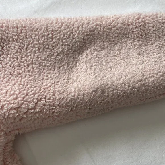 Limited Too Pink Sherpa Hooded Open Sweatshirt Size 10 - Picture 9 of 9